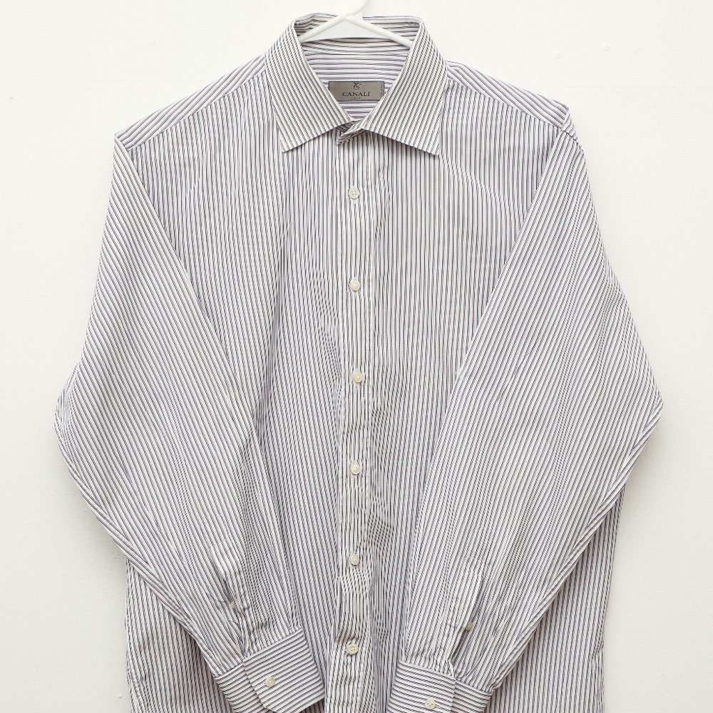 Canali Mens Dress Shirt